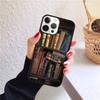 Vintage Book Library Book Shelf Phone Case for iPhone 17 Air 16 15 14 12 13 PLUS 11 PRO MAX Cover Fundas Shell