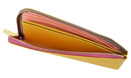 LiBERTE Zipper Long Wallet 0351046 Green L-shaped