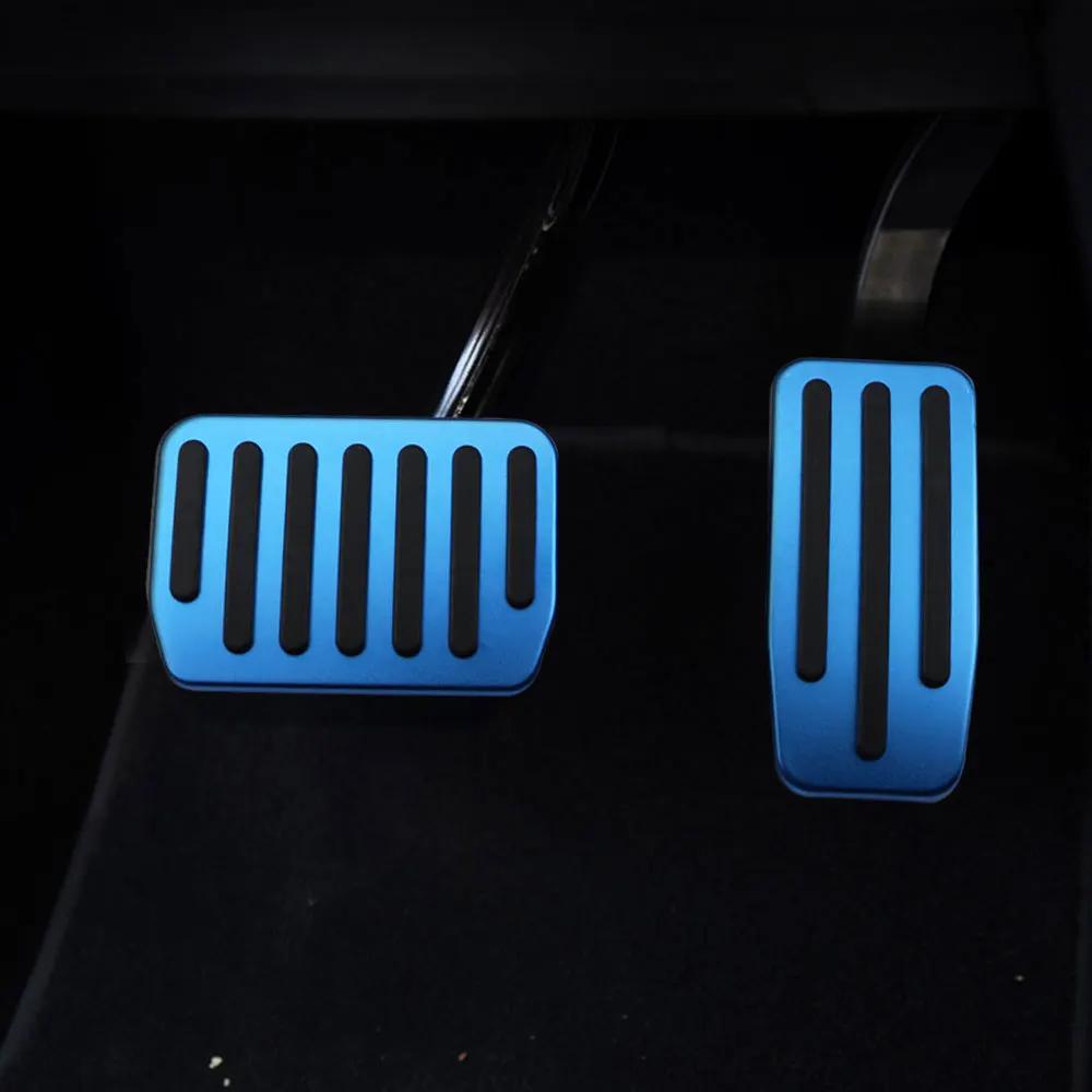 For Tesla Model 3 Model3 2016 - 2025 LHD Pedals Cover Gas Accelerator Fuel Brake Pedal Pads Cover Protector Interior Accessories