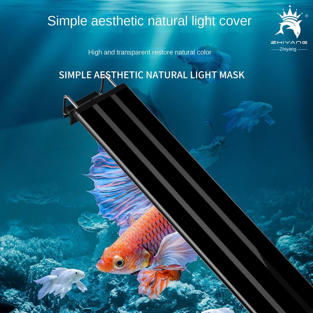 110V Fish Tank Light LED Light Stand Grass Tank Red Green Blue Light Aquarium Lighting Four Rows of Color Changeable Lights