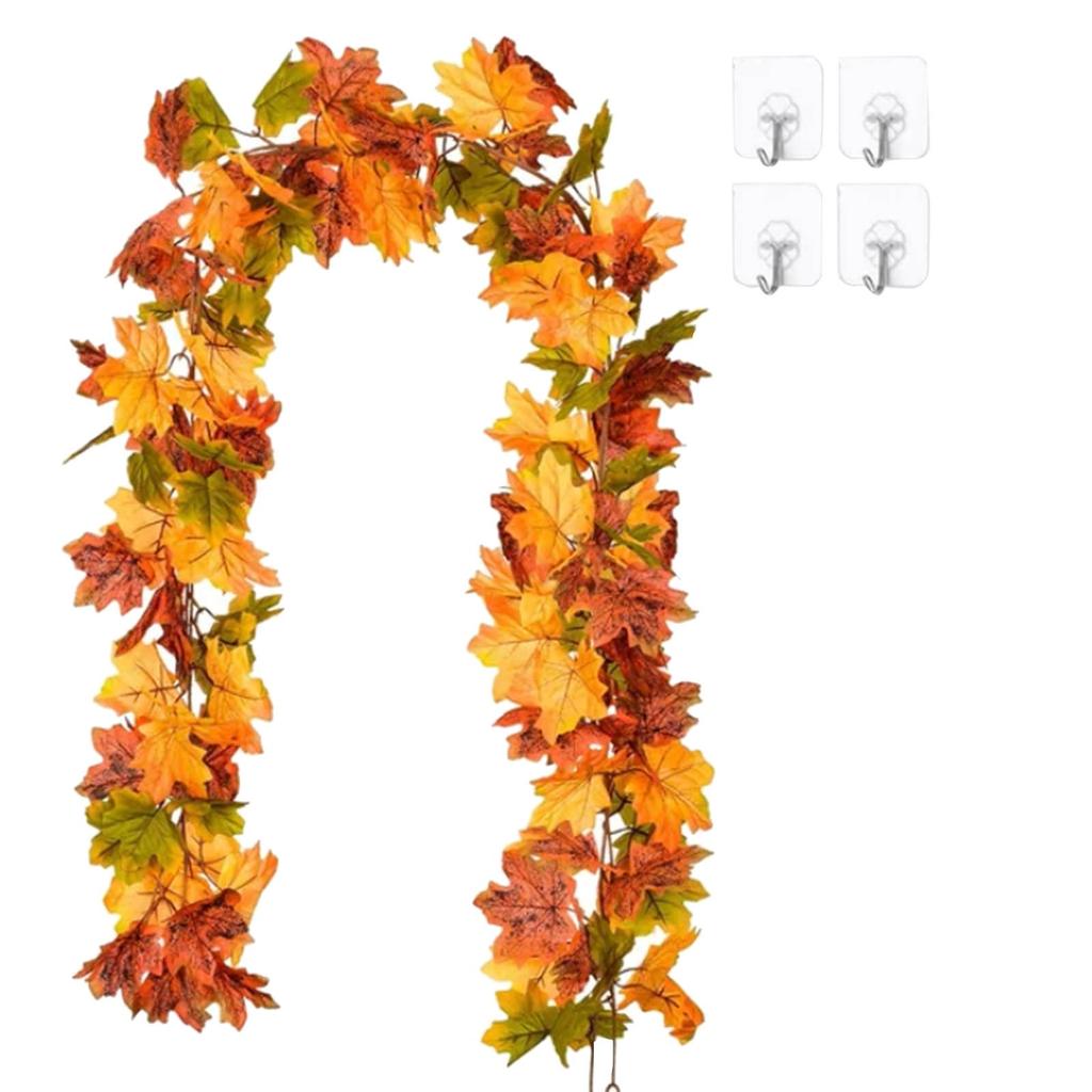 Cheap (Hcj)Faux Autumn Leaves Wreath Colorful Autumn Decor For Home