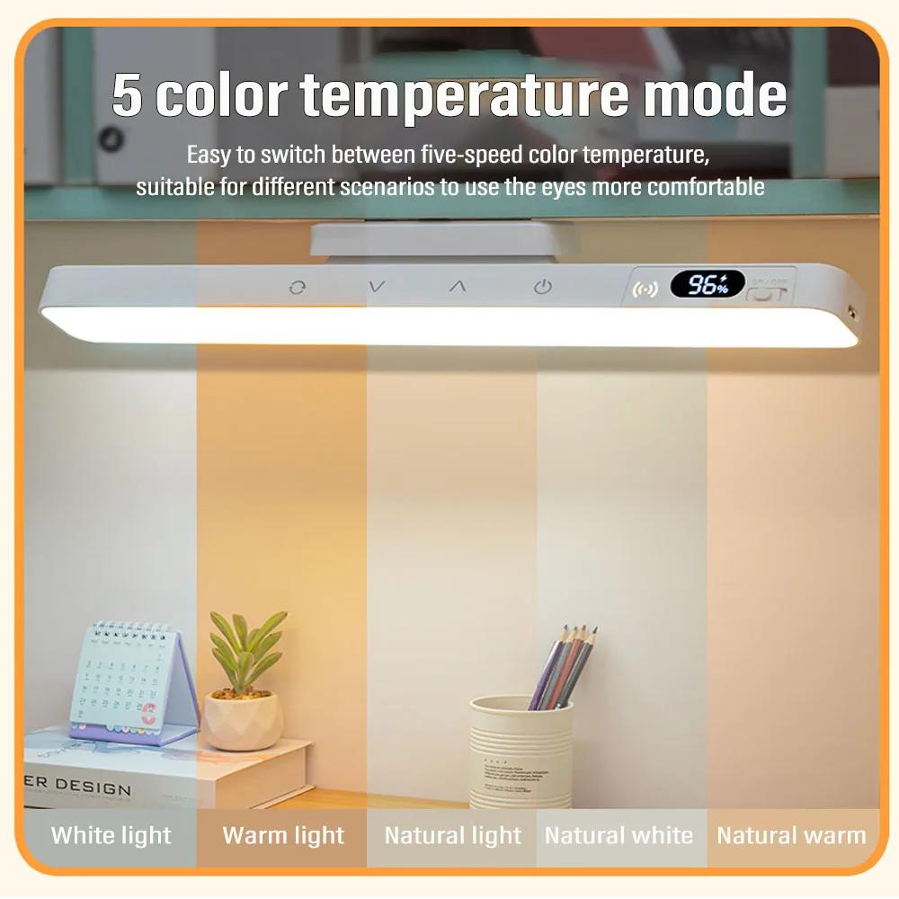 LED Touch Table Lamp Magnetic Desk Lamp Remote Control Timing for Reading Cabinet Mirror Bedside Rechargeable Night Lights