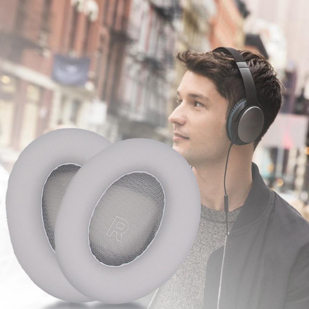 Ear Pads Cushions Protein Leather Headset Earpads Ear Cups Repair Parts Earmuffs for Bose QuietComfort Ultra QC Ultra Headphones