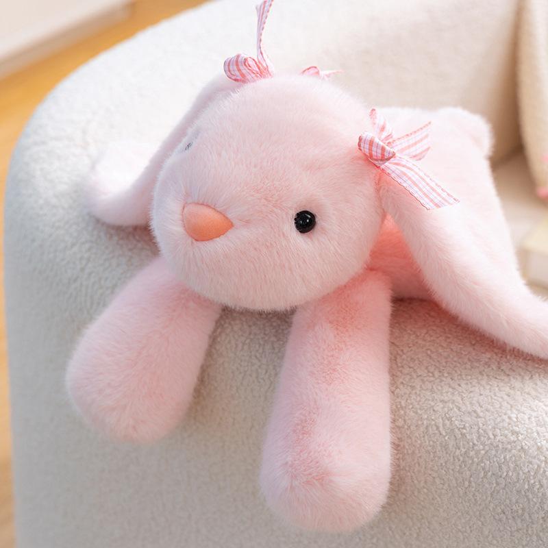 Cute Lying Down Elephant Doll Plush Toy Bunny Doll Kindergarten Baby Company Soothing Doll