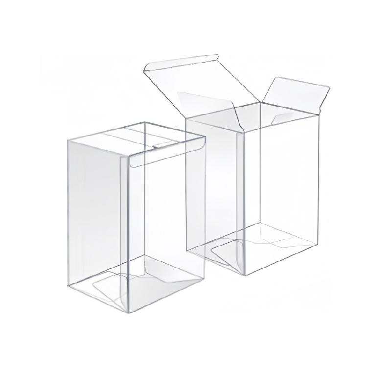 Scratchproof Card Collection Box With Clear Design PVC Packing Box Display Holder For Various Card Organzing Solution