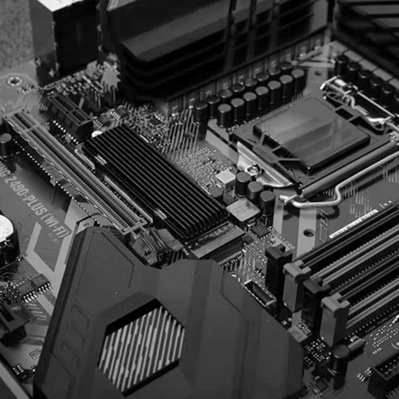 Anodized Aluminum M.2 2280 SSD Coolers Heatsink For Enhances Heat Dissipation And Stable Performances