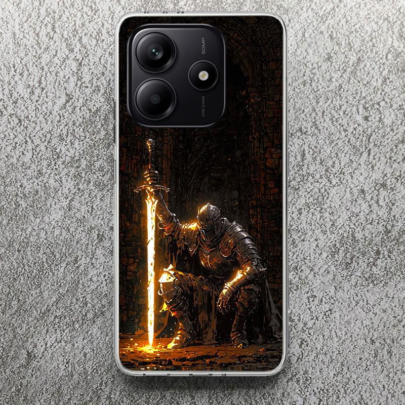 

Мягкий чехол с принтом игры Dark Souls для Xiaomi Redmi Note 14 13 14S 12S 11S Чехол для телефона 10 Pro Plus 11E 11T 12 11 10S Redmi Note 14 4G