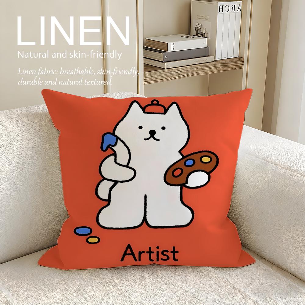 Artist KAREN YOOJIN Cushion Cover Pillowcase Set Pcs X X Breathable Washable Sofa Cushion Cover