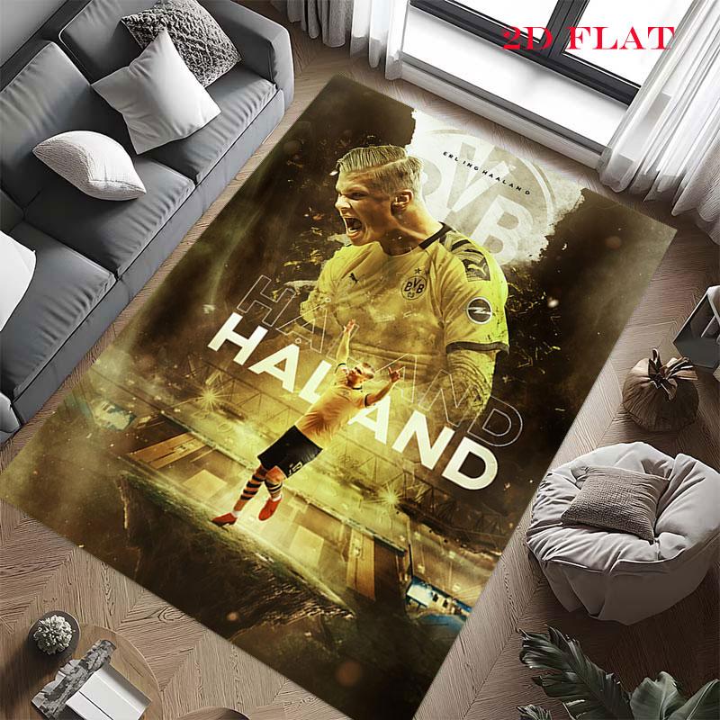 football star Carpet Rug for Living Room Bedroom Home Sofa Decoration,Kids play Nonslip Floor Mat