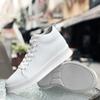 Fashion Lace-up Men's Shoes New Elevator Ankle Boots Men Casual Leather Male Outdoor Footwear Non-Slip Versatile Mens Sneakers