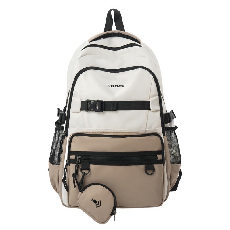 Junior High School Student Schoolbag Colored Large Capacity Backpack Campus Computer Backpack