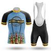 2025 Neue Bier Team Radsportbekleidung Herren Sommer Kurzarm Radtrikot Set Atmungsaktiv Mountainbike Rennrad Fahrradbekleidung
