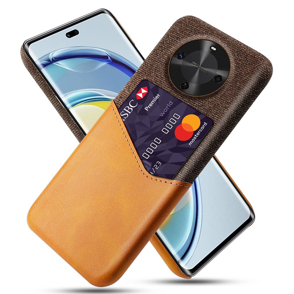For Huawei Maimang 30 5G Case Cloth Texture PU Leather Hard PC Card Slot Phone Cover