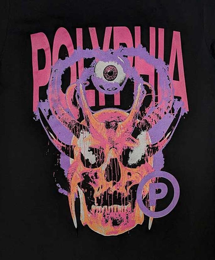 Polyphia Band Skull Circle P Tour Unisex Cotton T-Shirt Full SB273 Unisex T-Shirt S
