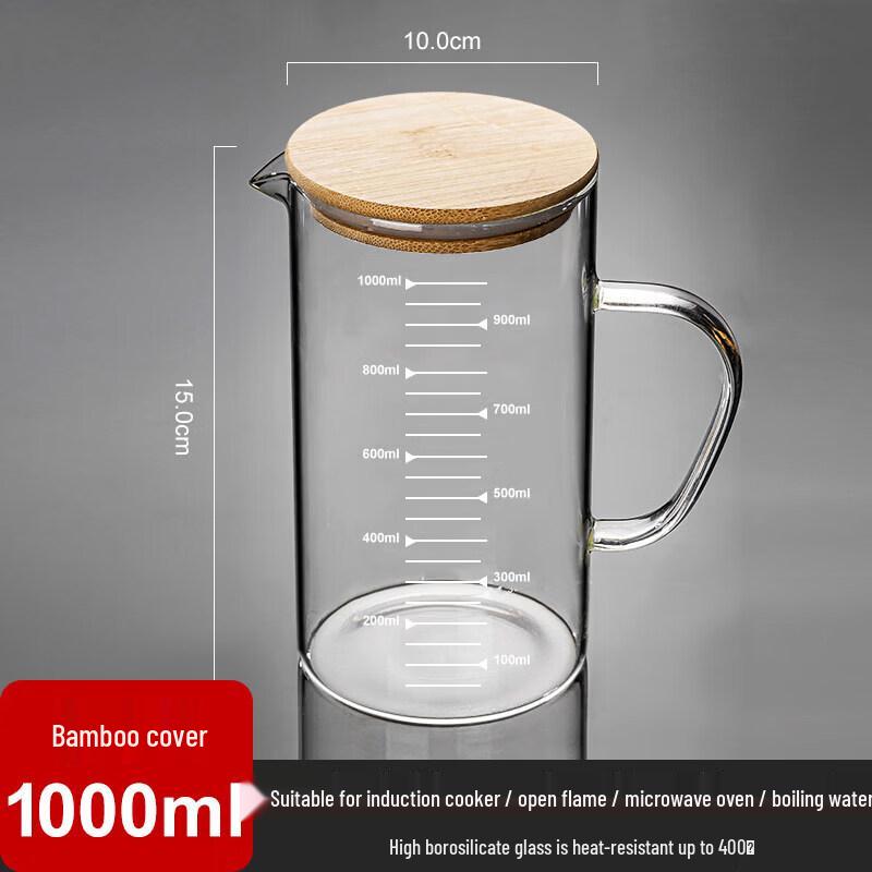 ZISIZ Food Grade Glass Measuring Cup