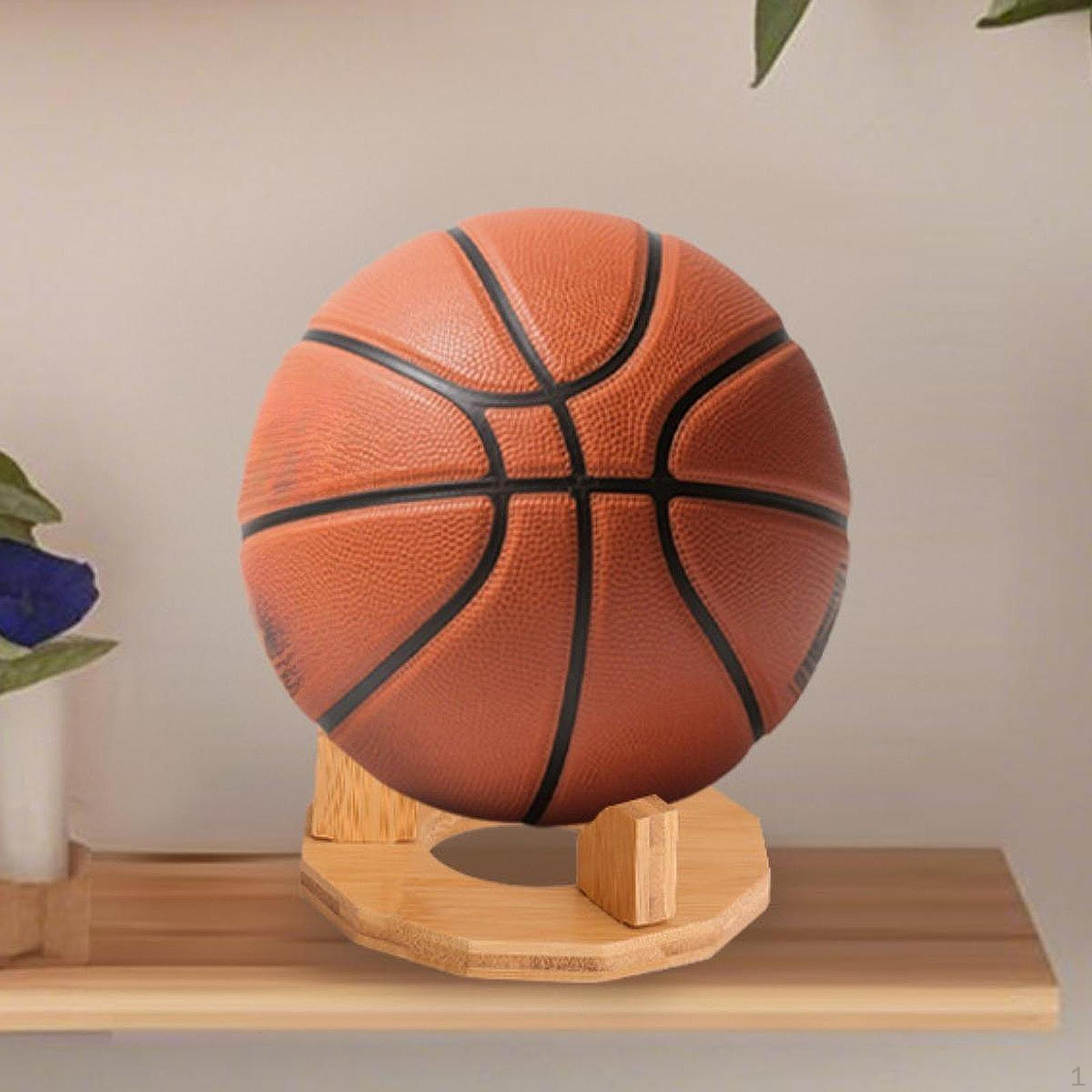 

Деревянная подставка-витрина для баскетбольных мячей, коллекция, держатель для памятных вещей с автографами