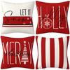 Christmas Pillowcase Combination Multi-patterned Cushion Party Festive Sofa Living Room Pillowcase Pillowcase