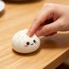 Creative Bun Shaped Squeeze Toy Stress Relief Novelty Squishy Toy for Office Home Desk Decor and Hand Exercise Use