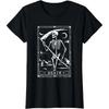 2024. gada vasaras populārākie nāves Tarot kāršu krekls Goth Skeleton Grim Reaper Helovīna T-krekls