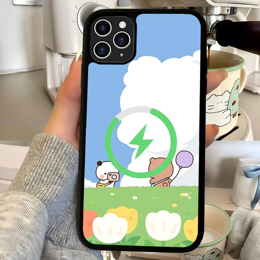 Cute BUBU DUDU Phone Case For IPhone 17 Air 16 15 14 13 12 11 Pro Max Plus For Magsafe Wireless Charge Cover
