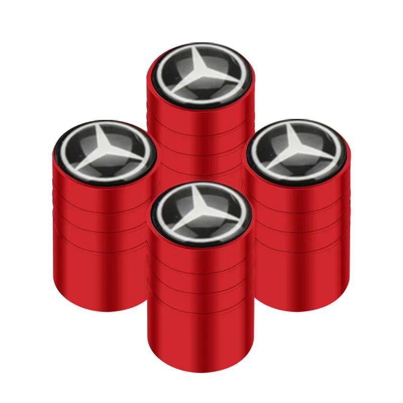 AABIC1 4pcs Auto Emblem Cap Case Mercedes Benz B/C/E/S Class A Class C200L GLC GLK New CLA GLA