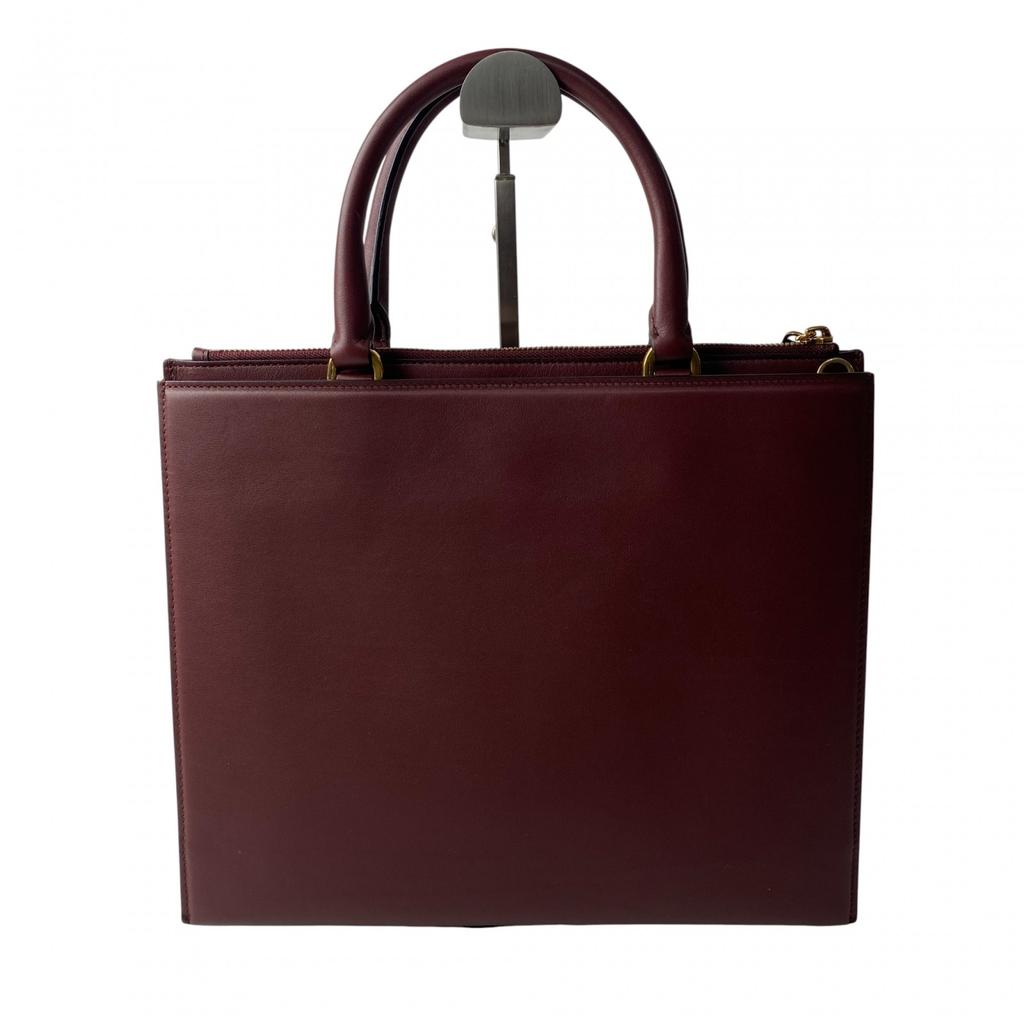 Used Salvatore FerragamoShoulder Bag Bordeaux leather Women