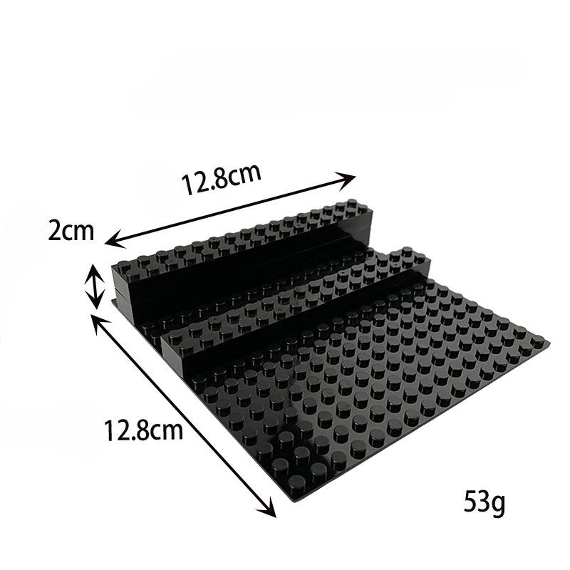 8 Building Block Dolls Puzzle Assembly Storage Baseplate Placement Accessories