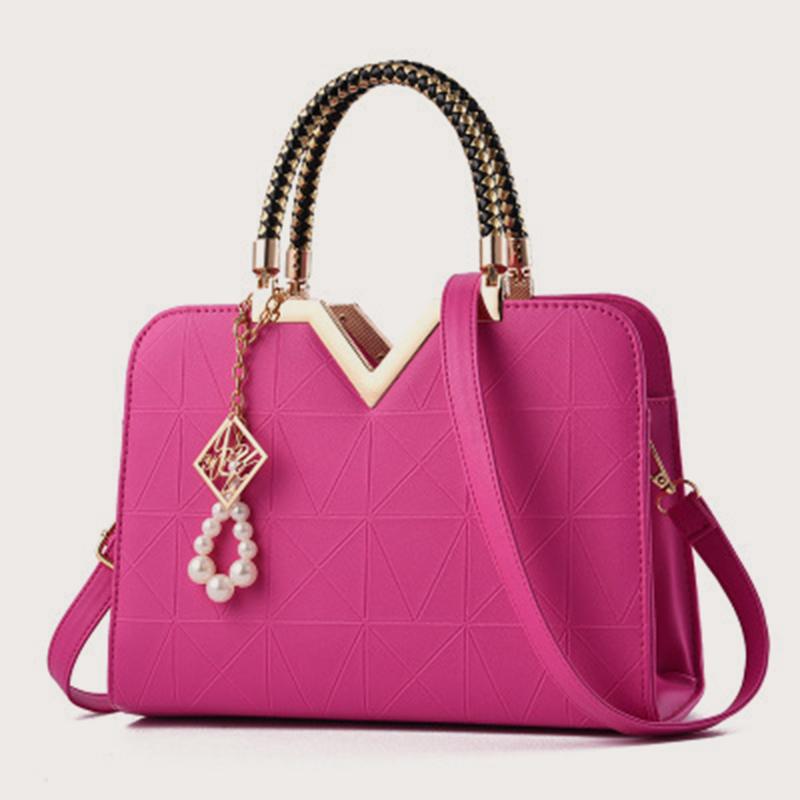 Women's PU leather bag crossbody bag large capacity shoulder bag travel shopping luxury design fashion