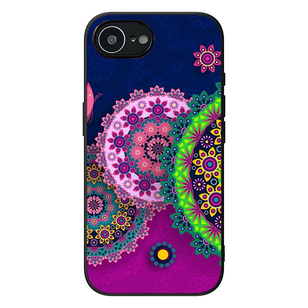 Hülle für Xiaomi Redmi 15 A5 9A 9T 10A 10C 9C NFC 15C Note 11 9 10 Pro 8T 4G 5G Handyhülle Florales Paisley Rose Blume Mandala