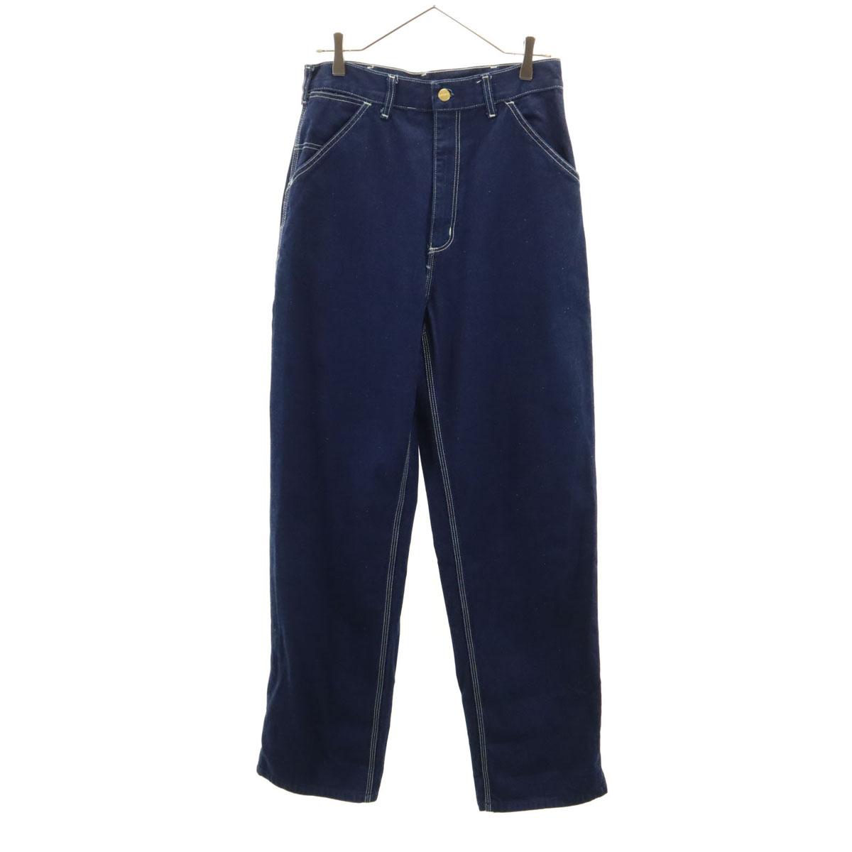 

Carhartt 90s Old USA made Denim painter pants W32 Navy jeans Men s Used