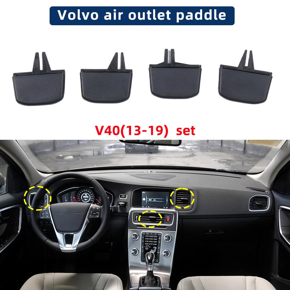 Car Front AC Conditioning Air Vent Grille Outlet Tab Slider Clip Repair Kit For Volvo V60 S60 V40 11-19 Auto Replacement Parts