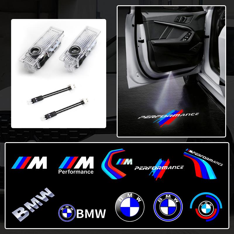2Pcs/set LED Car Door logo Projector Lamps Welcome Light For BMW M E90 E60 F18 E46 F30 F20 M2 M5 M3 E87 M4 X3 X5 X1 Accessories