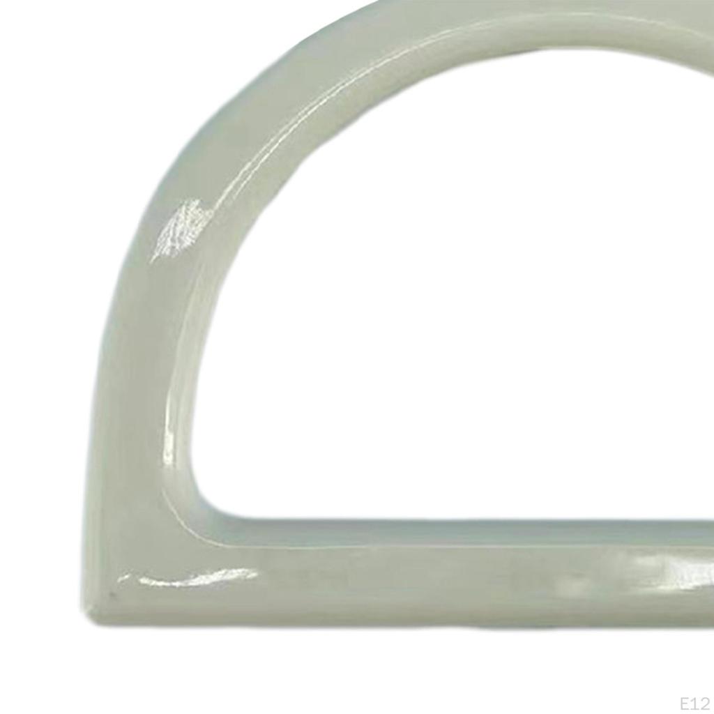 2PCS Resin Purse Handles, Replacement Handles for DIY Bag Handbags Clutch Making