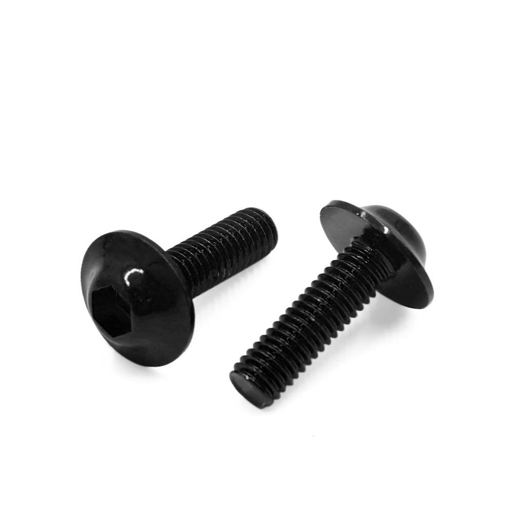 uxcell Motorcycle Bolts Screws M6 x 20mm Hexagonal License Plate