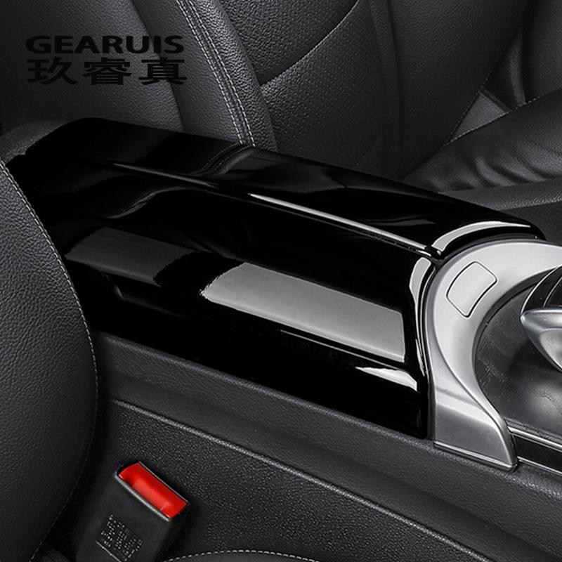 Car Styling Stowing Tidying Armrest Box Protect Stickers Cover For Mercedes Benz GLC C Class W205 X253 Interior Auto