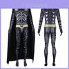 Het Dark Knight Batman Bruce Wayne-pak met cape, Halloweenkostuum