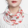 Summer ice silk scarf mask neck protector fake collar printing riding protection anti-ultraviolet breathable sunscreen