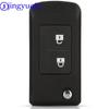 Jingyuqin 2 Buttons Replacement Modified Key Shell Case Fob Fit for Subaru Forester Legacy Impreza Outback 2000 2001 2002