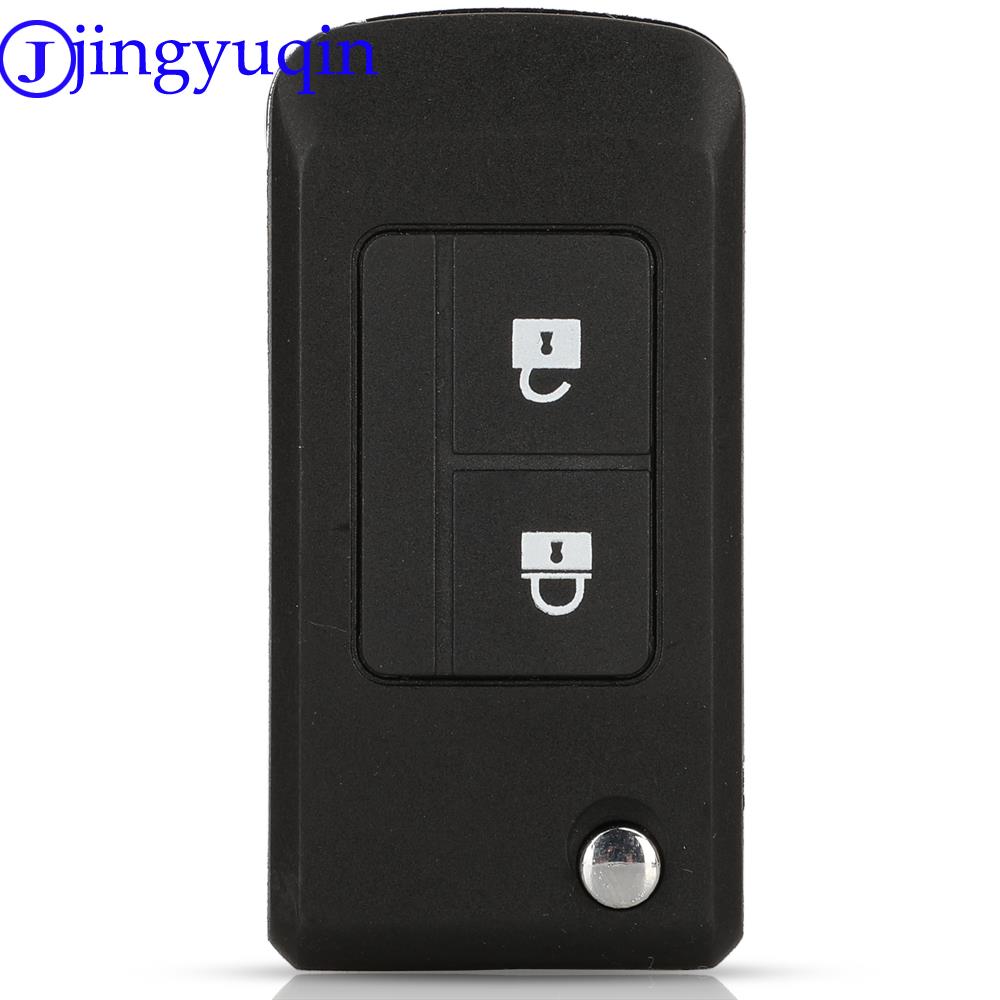 Jingyuqin 2 Buttons Replacement Modified Key Shell Case Fob Fit for Subaru Forester Legacy Impreza Outback 2000 2001 2002
