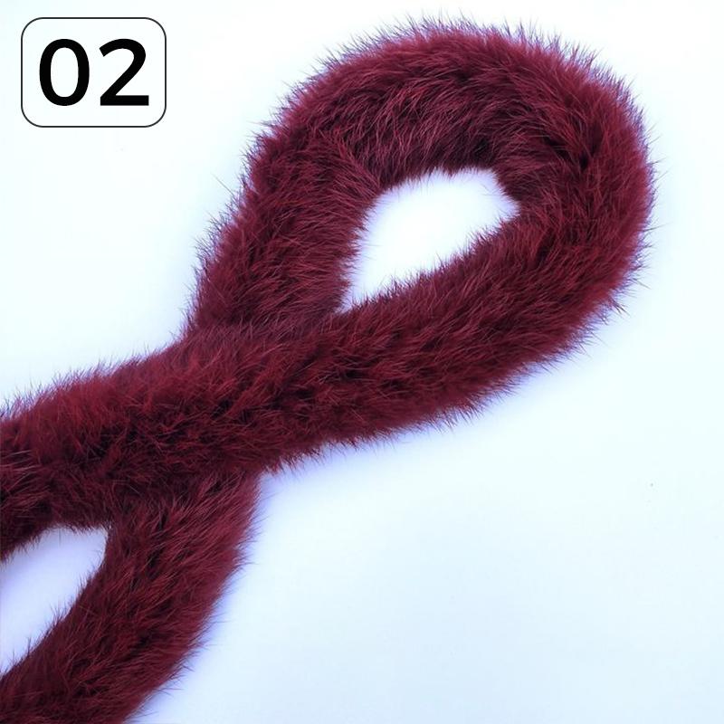 1 Meter Soft Artificial Rabbit Fur Furry Ribbon 6cm Fluffy Tapes DIY Trimming Hanfu Cloak Garment Edge Sewing Crafts Accessory
