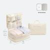 5 In 1 Compression Packing Cubes Travel Luggage Organizer Multi Pocket Clothes Storage Accessories