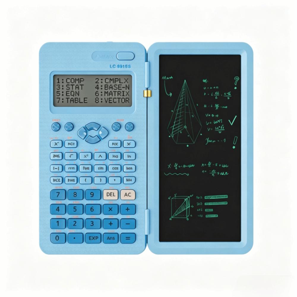 LCD Scientific Calculator Writing Pad Function Calculator Foldable Calculator Office
