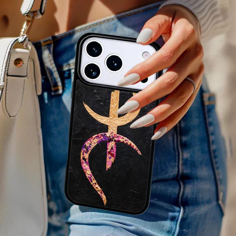 Amazigh Flag Phone Case For iPhone 17 Air 14 15 13 12 Max Cover For Apple 14 15 16 16e 11 Pro Max Plus Coque