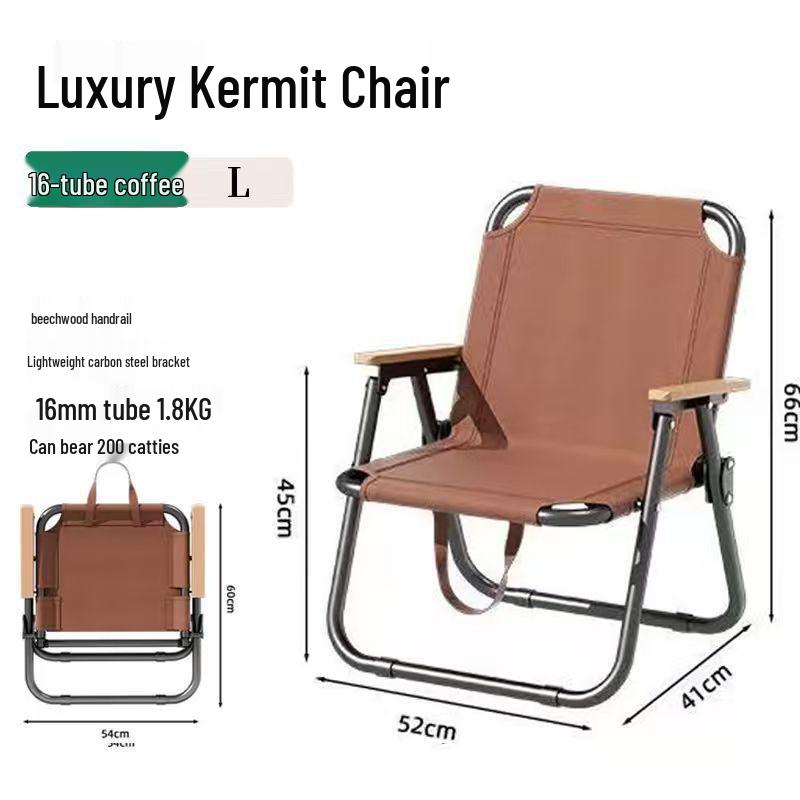 Kermit Outdoor Portable Aluminum Folding Camping & Fishing Chair