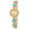 Gold Rhinestone-Inlaid Ladies Quartz Watch Elegant Quartz Watch  Festive Occasion