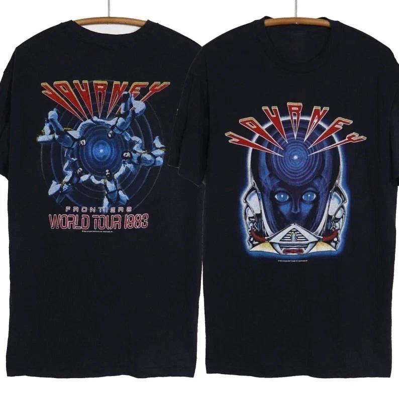 Vintage 1983 Journey Frontiers World Tour T-shirt, Journey Tour 50th Shirt 4XL