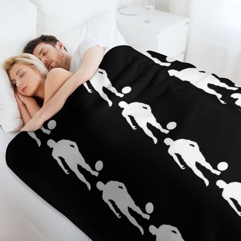 Soccer Throw Blanket Flannel Fleece Soft Warm Throw Blanket
