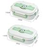 Cute Panda Lunch Box 304 Stainless Steel Office Worker Microwae Heating Bento Box with Tableware Thermal Insulation Bag Meal Box