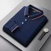 Sommermode Herren Poloshirt Business Casual Langarm T-Shirt Heißverkaufend Hochwertig Atmungsaktiv Bequem Oberteil Herbst