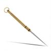 Titanium Alloy Integrated Toothpick Detachable Outdoor Camping Portable Mini Brass Toothpick Barrel Multifunctional Fruit Pick